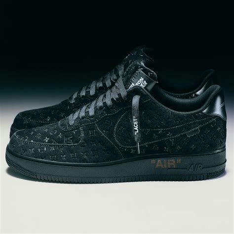 black suede with silver louis vuitton|louis vuitton air force 1 blue.